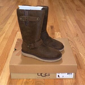 Ugg Women’s Brown Leather Sutter Boot